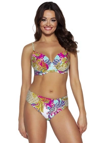 Ava SK-172 Kostium kąpielowy biustonosz usztywniany, turquoise paisley