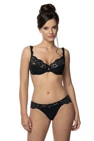 Róża Newia Biustonosz miękki, czarny