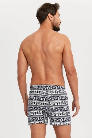 Italian Fashion Arktyka Majtki bokserki, druk/granat