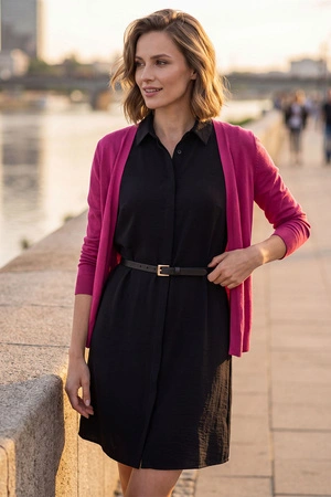 Vivisence P0003 Pasek skórzany, black