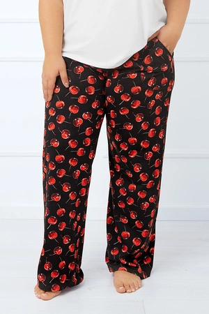 Italian Fashion Cherry dł.sp. Spodnie dres, druk/czarny