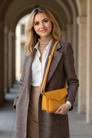 Vivisence T0003 Torebka na ramię, żółty