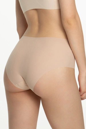 Julimex Mousse Maxi Majtki wysokie figi, beżowy