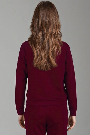 Vivisence 9004 Bluza nierozpinana, bordowy