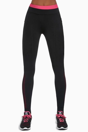 Bas Bleu Inspire Legginsy fitness, black-pink
