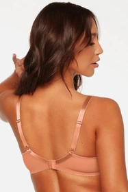 Bella Misteria 50-102 Morelowa Iluzja Biustonosz miękki, morelowy