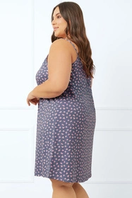 Italian Fashion Tiana ws.r. Nocna koszula, druk/fiolet