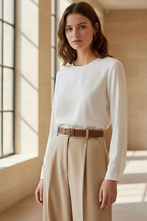 Vivisence P0001 Pasek skórzany, brown