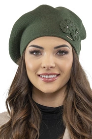Vivisence 7006 Nakrycie głowy beret, zielony