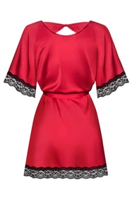 Obsessive Sensuelia robe Nocna szlafrok, czerwony