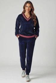 Vivisence 9201kmpl Komplet bluza+spodnie, granatowy