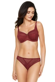 Gorteks Juno/B3 Biustonosz półusztywniany, bordowy