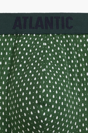 Atlantic 2GMH-023 2-pack Majtki bokserki, granatowy/zielonoszary