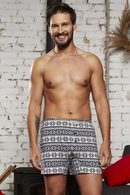 Italian Fashion Arktyka Majtki bokserki, druk/granat