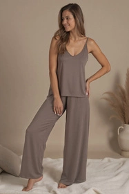 Vivisence 2046 Nocna komplet top + spodnie, szary