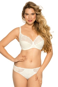 Gaia 534 Chantal Biustonosz miękki, ecru