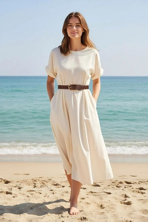 Vivisence P0007 Pasek skórzany, brown