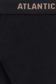 Atlantic 3CLP-012B 3-pack Majtki figi, capuccino/czekolada/czarny