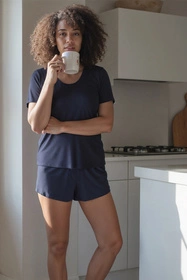 Vivisence 2201 Nocna koszulka, granatowy