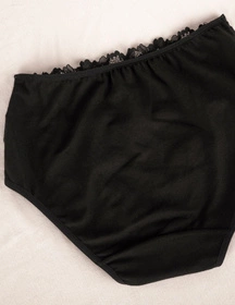 Wol-Bar Eco-Hi 3-pak Majtki figi, czarny