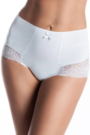 Italian Fashion Alchemia maxi Majtki wysokie figi, biały