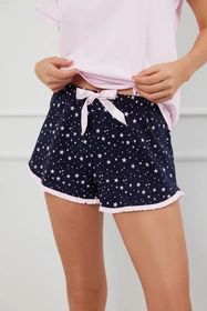 Italian Fashion Libra kr.r. kr.sp. Nocna piżama, róż/druk