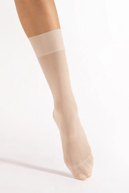 Fiore Foxtrot 20 DEN G1168 Wyrób pończoszniczy skarpetki, ecru