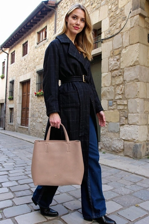 Vivisence T0015 Torebka do ręki, beżowy