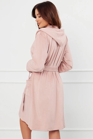 Italian Fashion Akara dł.r. Nocna szlafrok, róż pudrowy