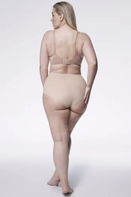 Julimex Opal panty Majtki wysokie figi, beżowy