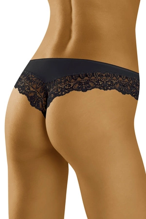 Wol-Bar Sirtaka 3-pak Majtki szorto-stringi, czarny-czarny-biały