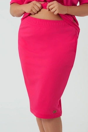 Italian Fashion Stella midi Spódnica dresowa, fuksja