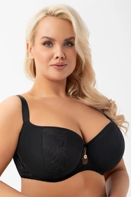 Gorsenia K962 Erato Biustonosz balkonetka, czarny