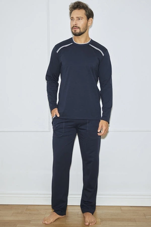 Italian Fashion Zbyszek dł.r. dł.sp. Nocna piżama, granat/granat