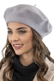 Vivisence 7073 Nakrycie głowy beret, szary