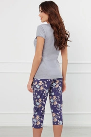 Italian Fashion Pulia kr.r. sp.3/4 Nocna piżama, melanż/druk