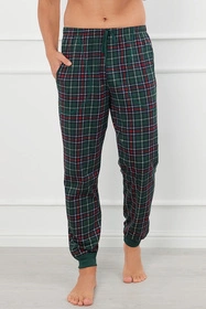 Italian Fashion Fogo dł.sp. Spodnie homewear, druk/zielony