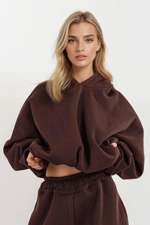 Dkaren DK-K-B27 Komplet bluza+spodnie, czekolada