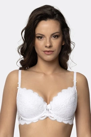 Róża Termena Biustonosz push-up, biały