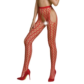 Passion ECO S007 Wyrób pończoszniczy rajstopy, red