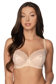 Bella Misteria 41-84 Koronkowa Wariacja Biustonosz miękki, beżowy
