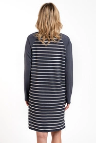 Italian Fashion Oda dł.r. Nocna koszula, druk/grafit