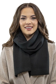 Vivisence 7006Kmpl Komplet beret+szalik, czarny