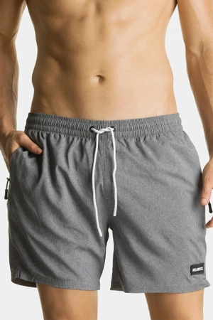 Atlantic KMB-215 Kostium kąpielowy bermudy, szary