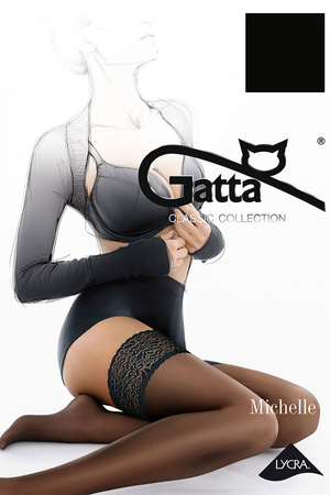 Gatta Michelle 01 Wyr�b po�czoszniczy po�czochy samono�ne, nero