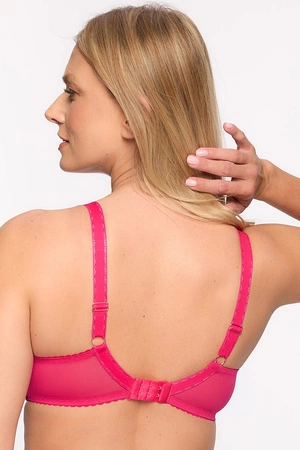 Gaia 1295 Ariel Biustonosz półusztywniany, turkus-fuksja