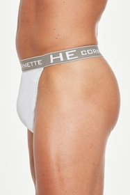 Cornette String High Emotion Majtki stringi, biały