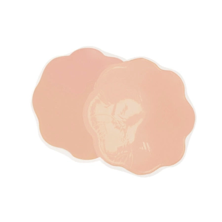 Julimex PS-05 silikonowe osłonki na brodawki kwiatki Akcesoria do biustonosza osłonki, przeźroczysty