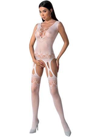 Passion BS099 Body bodystocking, white
