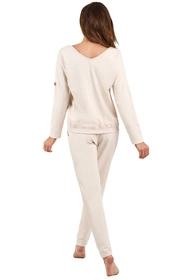 Italian Fashion Karina dł.r. dł.sp. Dres homewear, beżowy